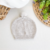 Kit gorro e luva de tricot pompom - cinza claro - comprar online