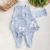 Saída maternidade Amelie/3 peças - azul - Baby Boom Enxoval