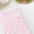 Saída maternidade de tricot rosa - Pérola