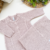 Saída maternidade tricot rosê seco - Life - comprar online