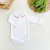 Body jardim vermelho - Algodão Egípcio - Baby Boom Enxoval
