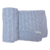 Saída maternidade tricot azul/ 3 peças - Classic listras - Baby Boom Enxoval
