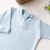 Saída maternidade azul poá branco - Algodão Egípcio na internet