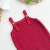 Jardineira tricot bordô - Miami - comprar online