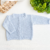 Saída maternidade tricot azul/ 3 peças - Stile - loja online