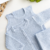Saída maternidade tricot azul/ 3 peças - Stile na internet