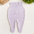Saída maternidade tricot lilás - Olivia