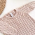 Saída maternidade tricot areia - Tranças na internet