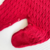 Saída maternidade tricot bordô - Tranças - Baby Boom Enxoval