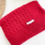 Imagem do Saída maternidade tricot bordô - Tranças