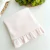 Manta tricotil babado - Rosa - comprar online