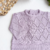 Macacão tricot lavanda - Gisele na internet