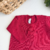 Macacão tricot vermelho - Lola - comprar online