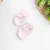 Kit gorro e luva trança - rosa - comprar online