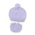 Kit gorro e luva de tricot pompom - lilás