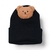 Gorro de tricot ursinho - preto