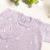 Macacão tricot lilás poá branco - comprar online