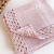 Manta barra crochet ondas - Rose seco - comprar online