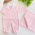 Saída maternidade tricot rosa - Ana