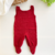 Imagem do Conjunto tricot vermelho - Babadinho coração