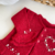 Conjunto tricot vermelho - Babadinho coração - loja online