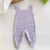 Conjunto tricot lilás - Babadinho coração - loja online
