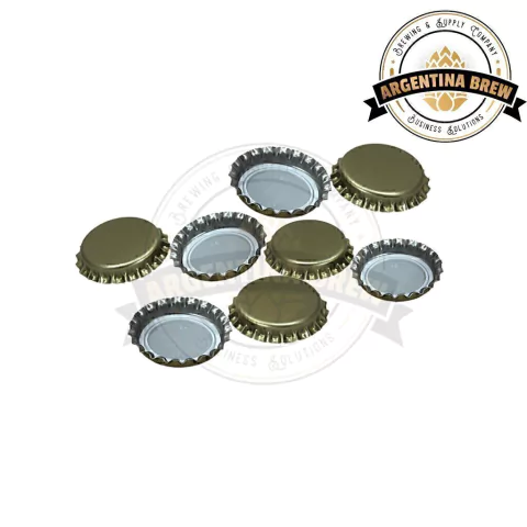 Tapas corona lisas x 100 u.