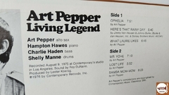 Art Pepper - Living Legend (Imp. EUA / 1976) na internet