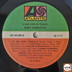 Baby Consuelo - O Que Vier Eu Traço (Capa Dupla) - Jazz e Companhia Discos
