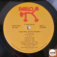 Count Basie - I Told You So (Imp. EUA) na internet