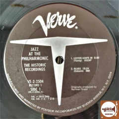 Jazz At The Philharmonic - The Historic Recordings (Imp. EUA / 2xLPs / Capa Dupla) - Jazz e Companhia Discos