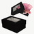 Caja para Ajuar de Bebé, Baby Shower  Con Visor de PVC. Negra