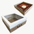 Caja para Tortas Grandes, Bandeja y Tapa Con Visor