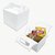 Caja para Delivery y Take Away  Tipo Maletín  Con Manija. Blanca