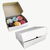 Caja para Donas. Apta para 6 y 12 unidades. Blanca