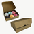 Caja para Donas. Apta para 6 y 12 unidades. Kraft Marrón