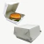 Caja para Hamburguesas Grandes. Blanca - Packaging Express