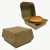 Caja para Hamburguesas  Grandes. Kraft Marrón