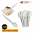 Cuchara Plástica Descartable Blanca Tipo Sundae para Postres Cajas x 1000 Unid