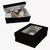 Cajas para Desayunos, Meriendas, Regalos Grande Con Visor. Negra