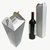 Estuche para 1 botella Tipo Maletin Con Manija. Blanco - Packaging Express