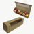 Caja para Budines, Postres, Macarrons Con Visor. Kraft Marrón - comprar online