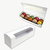 Caja para Budines, Postres, Macarons Con Visor. Blanca en internet