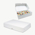 Caja para Sushi 24 Piezas Laminado interior Anti-Aceite. Blanca - Packaging Express