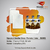 Estuche para 6 botellas, latas, Porrón Cerveza Tipo Maletín Con Manija. Blanco - comprar online
