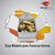 Caja para Facturas - Delivery Tipo Maletín Con Manija. Blanca - comprar online