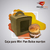 Caja para Mini Pan Dulce, Pan Dulce Individual Con Manija y Visor de PVC. Kraft Marrón en internet