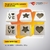 Combo Cajas Caladas Surtidas con Visor Love Corazon Estrella Kraft - Packaging Express
