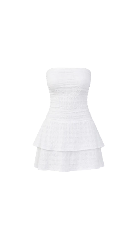 Vestido Angie // Blanco - comprar online