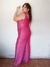 Mono enterito de fiesta Sofía fucsia - Belle Brunette